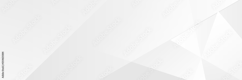 Poster white geometric abstract background with polygonal overlays