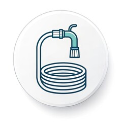 hose on a white background