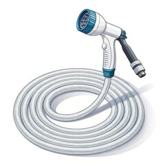 hose on a white background