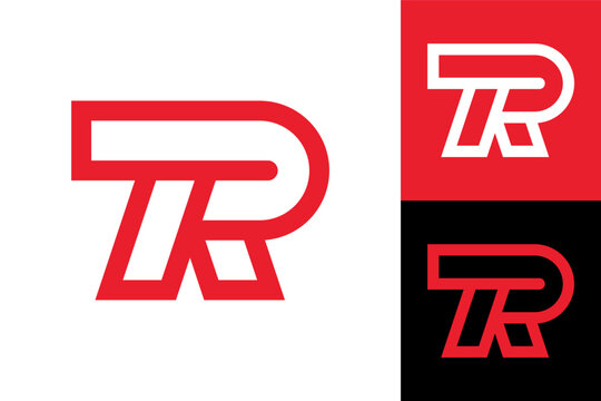 Abstract TPR Logo with Speed Concept