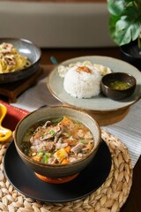 Nusantara indonesian traditional food chef south east asia