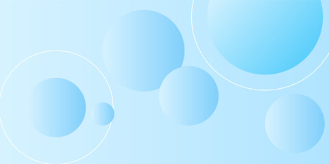 Abstract geometric background gradient soft light blue bokeh for Graphic Business background hitech technology digital design illustration web template background backdrop desktop wallpaper bubbles