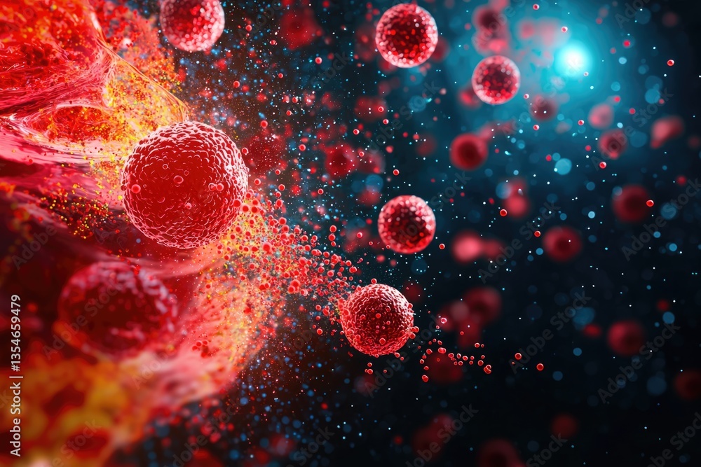 Aufkleber exploring cellular dynamics laboratory insights into cell culture techniques and their impact on bio