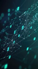 Obraz premium Abstract network connection graphic background