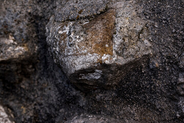 close up of a stone