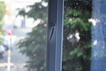 window in the city
