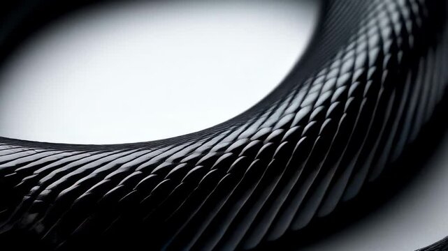 Black Snake Close Up Detailed Texture Beauty