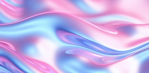 Fototapeta premium A vibrant abstract swirl of pink and blue hues, creating a fluid and dreamy visual effect.