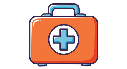 Obraz premium Isolated First Aid Kit