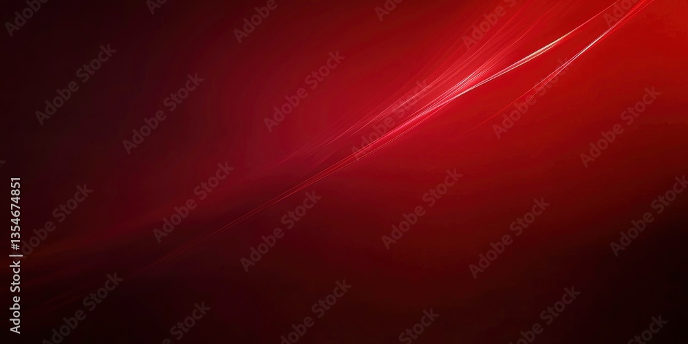 Poster deep red abstract background with diagonal light streaks
