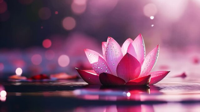 pink lotus flower