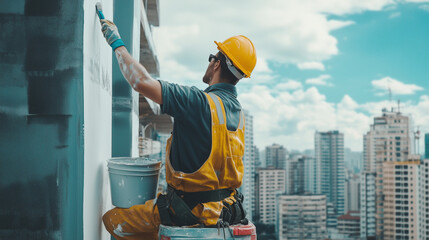 construction worker on construction site