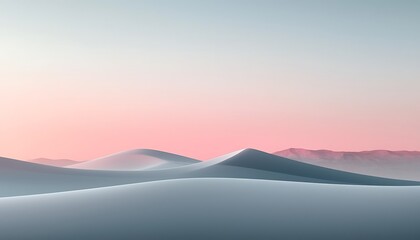 Pink Dawn Desert Dunescape.