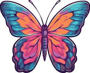 butterfly isolated on white background