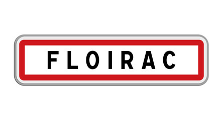 Panneau de Floirac, Gironde, Nouvelle-Aquitaine