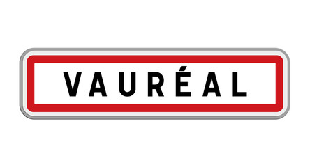 Panneau de Vauréal, Val-d'Oise, Île-de-France