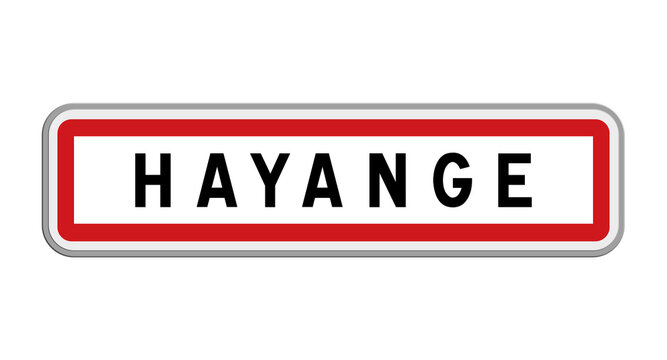 Panneau de Hayange, Moselle, Grand Est