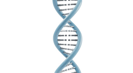 Isolated DNA Helix Structure in Blue
