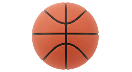 Isolated Classic Orange Basketball
