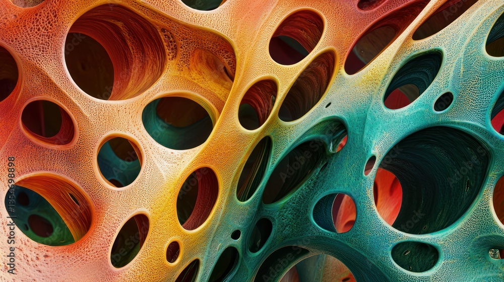 Poster a high-detail capture of the natural patterns on a monstera leaf, with every curve and hole rendered