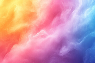 Fototapeta premium Colorful smoke background swirling in vibrant hues, creating a mesmerizing and artistic pattern against a dark backdrop.