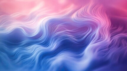 Obraz premium Abstract blur background with smooth transitions of blue, purple, and white tones, evoking calm. 