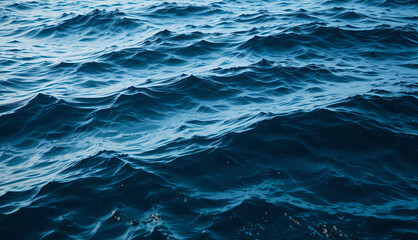 Obraz premium Ocean Waves with Blue Water Texture.