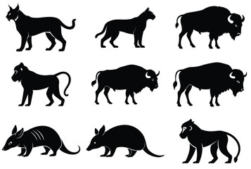 farm animals collection vector