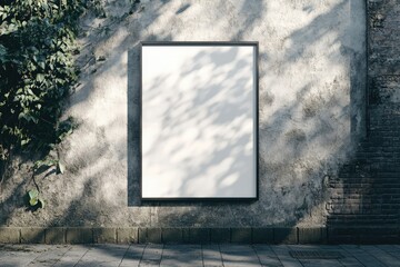 Sharp Picture of Urban Poster Grey Concrete Mock Up