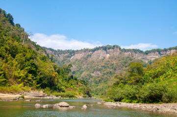 Obraz premium Beautiful mountain at Remakri, Thanchi, Bandarban, Bangladesh