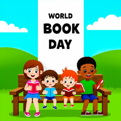 World Book Day social media post 