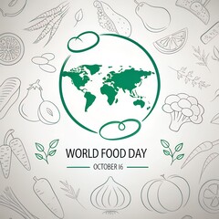 World Food Day October 16 Global Food Security Healthy Diet Sustainable Farming Agriculture