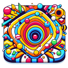 Obraz premium abstract background with circles