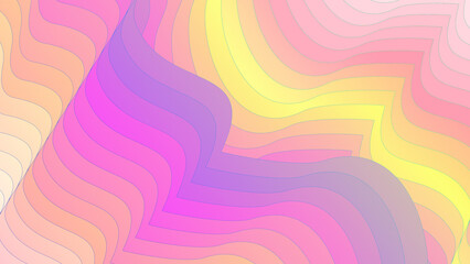 abstract colorful fantasy background with waves for display, streaming, photo studio and presentation