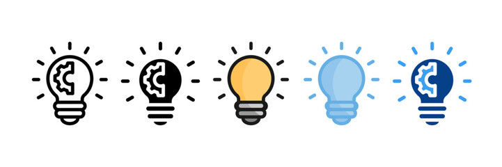 Innovation Icon Set Multiple Style Collection