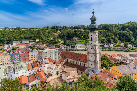 Altstadt von Burghausen in Bayern - Deutschland