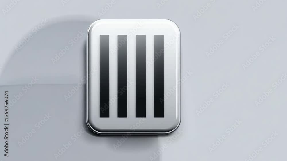 Poster minimalist barcode design generative ai