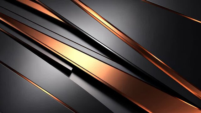 Abstract metallic design with diagonal lines
