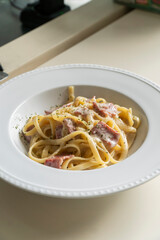 Italian food style chef restaurant sunny day pasta