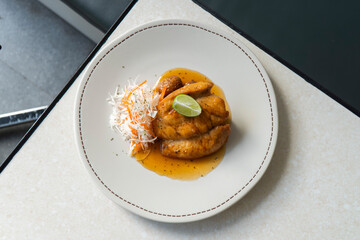 Italian food style chef restaurant sunny day pasta