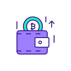 Send Crypto Icon for Digital Currency Transfers.