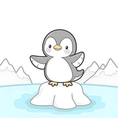 The smooth, bold outlines and minimalist design ensure an easy and enjoyable coloring session, making this illustration perfect for beginner colorists and detailed artists alike. 