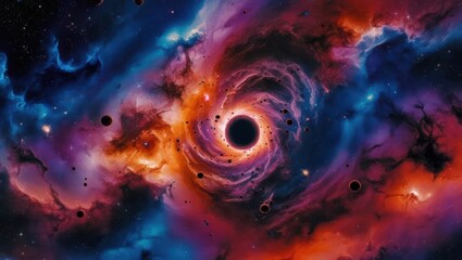 Close-Up View Of Microscopic Particles Representing The Universe, Featuring High-Magnification Imagery Of Cosmic Elements. A Fusion Of Microbiology And Cosmic Imagery.