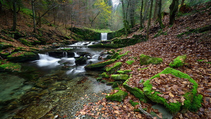 Dziki wodospad Brenna, Polska © Gregy
