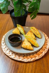 Indonesian snack traditional asian food restaurant