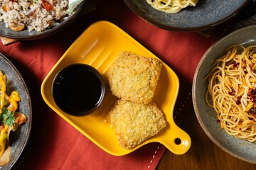 Indonesian snack traditional asian food restaurant