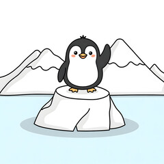 The smooth, bold outlines and minimalist design ensure an easy and enjoyable coloring session, making this illustration perfect for beginner colorists and detailed artists alike. 