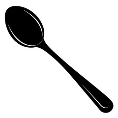 spoon on white background