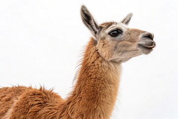 Fototapeta premium llama isolated on white background