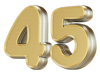 3D Golden Number 45